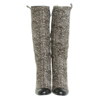Chanel Boots with fur trim