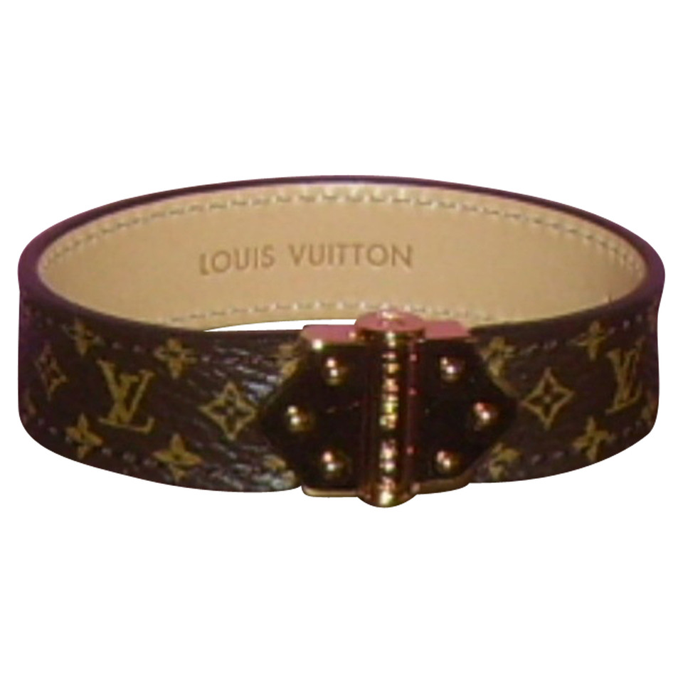 Louis Vuitton Louis Vuitton Monogram Leather Bracelet - Buy Second hand Louis Vuitton Louis ...