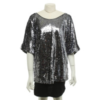 Rachel Zoe top in silver