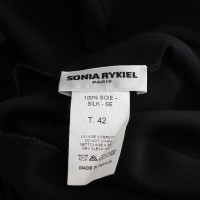 Sonia Rykiel Kleid aus Seide in Schwarz