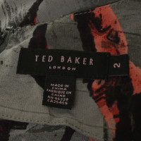 Ted Baker zijden jurk met print