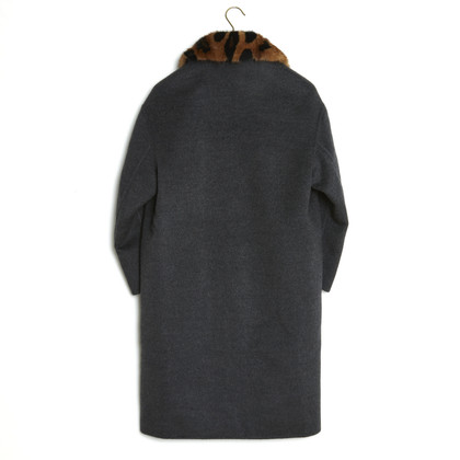 Prada Jacket/Coat Wool in Grey