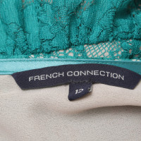 French Connection Kanten jurk in groen