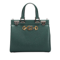 Gucci Zumi Bag aus Leder in Grün