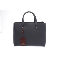 Aigner Shoulder bag Leather in Blue