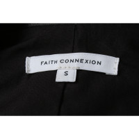 Faith Connexion Veste/Manteau en Cuir en Noir