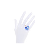 Baccarat Anello in Blu