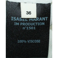 Isabel Marant Etoile Vestito in Viscosa in Bianco