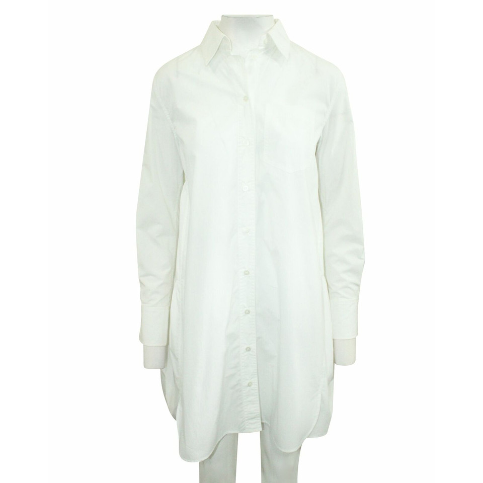 Calvin Klein Kleid aus Baumwolle in Weiß