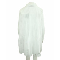 Calvin Klein Kleid aus Baumwolle in Weiß