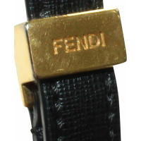 Fendi 2jours Mini aus Leder in Schwarz