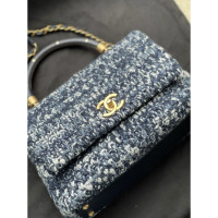 Chanel Coco Handle Bag in Blauw