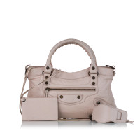 Balenciaga First Bag en Cuir en Rose/pink
