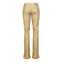 Blumarine Trousers Cotton in Gold
