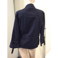 Burberry Jacket/Coat Cotton in Blue