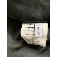 Balenciaga Giacca/Cappotto in Pelle in Blu