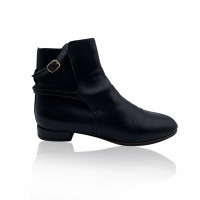 L'autre Chose Bottes en Cuir en Noir