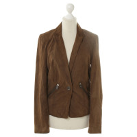 Set Suede jacket in Brown