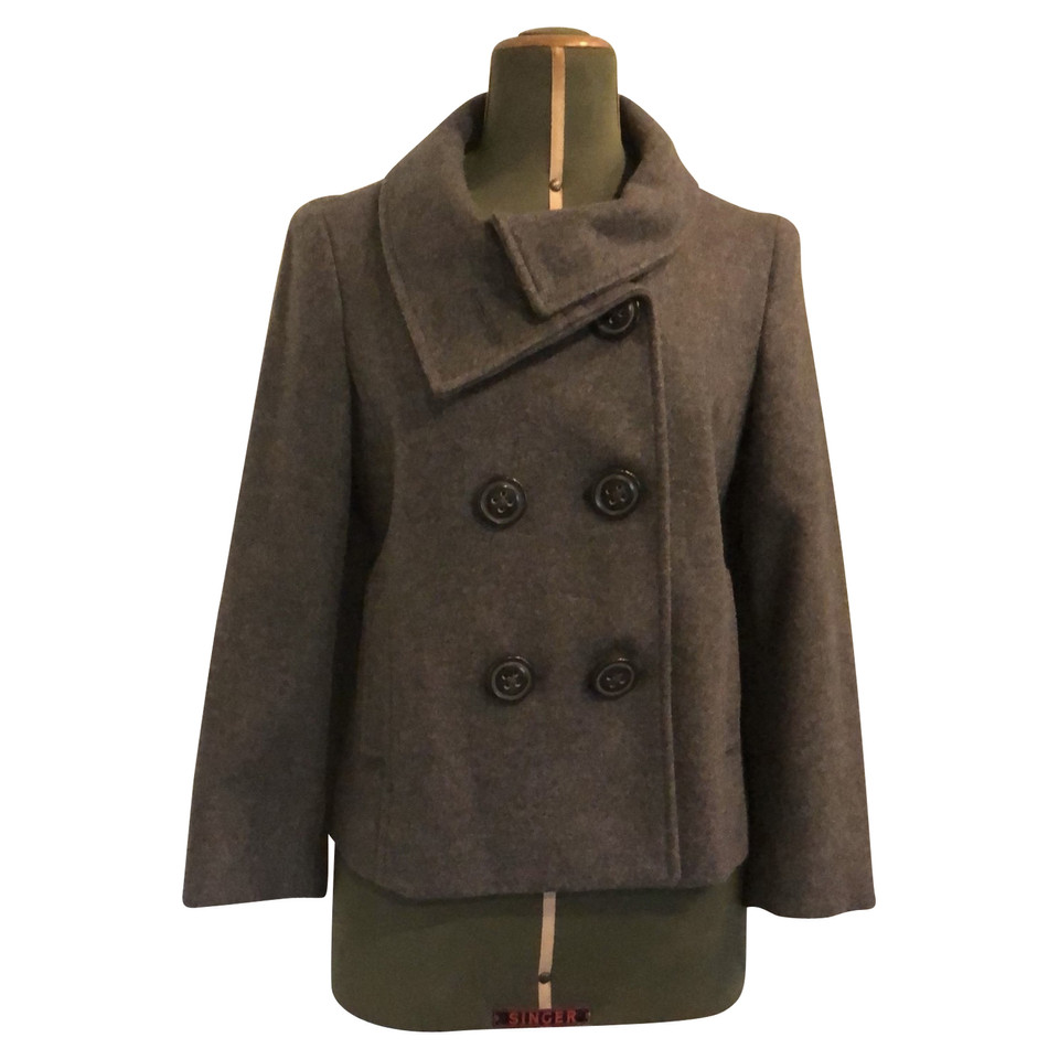 Seventy Jacke/Mantel aus Wolle in Grau