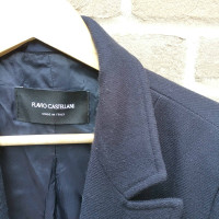 Flavio Castellani Jacket/Coat Wool in Blue