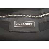 Jil Sander Tote Bag aus Leder in Schwarz