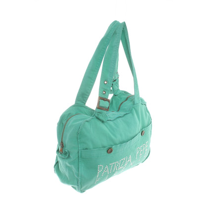 Patrizia Pepe Handtasche aus Baumwolle in Grün