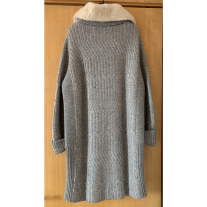 Agnona Jacket/Coat Cashmere in Grey