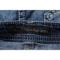 Calvin Klein Jeans Jupe en Coton en Bleu