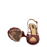 Dolce & Gabbana Sandals Leather in Red