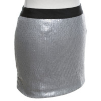 Ted Baker Sequined skirt in silver