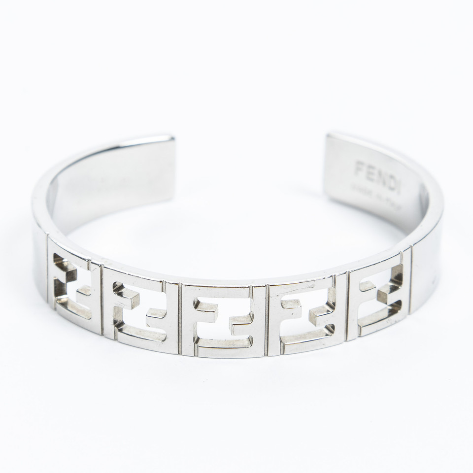 Fendi Armreif/Armband aus Silber in Silbern