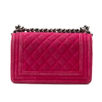 Chanel Boy Bag Suède in Roze