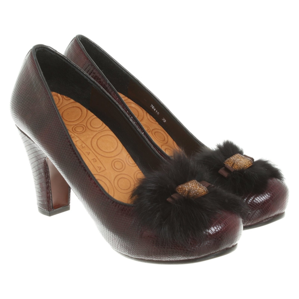 Chie Mihara pumps in marrone scuro