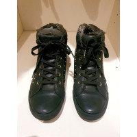 Armani Jeans Lace-up shoes Leather in Black