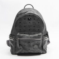 Mcm Backpack Canvas in Grey