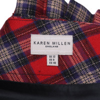 Karen Millen Wool skirt with plaid pattern
