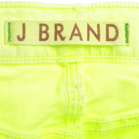 J Brand Broek in Neon Yellow