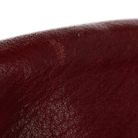 Christian Dior Gaucho Saddle Bag en Cuir en Rouge