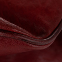 Christian Dior Gaucho Saddle Bag aus Leder in Rot