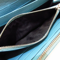 Balenciaga Tasje/Portemonnee Leer in Blauw