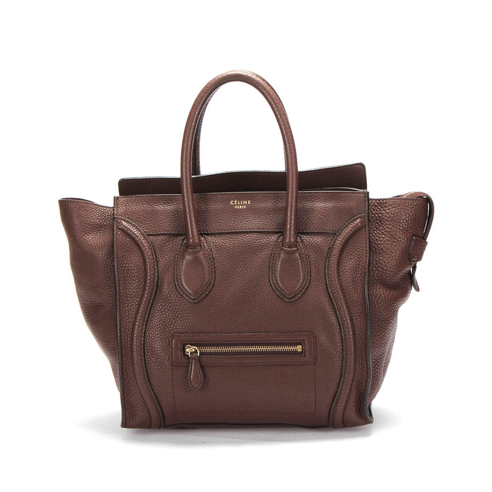 Céline Luggage Mini 31 Leather in Brown