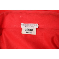 Céline Top en Coton en Rouge