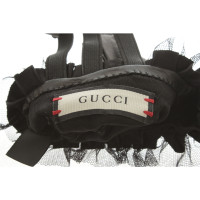 Gucci Gants en Cuir en Noir
