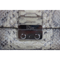 Christian Dior Miss Dior mini aus Leder in Grau