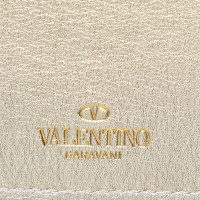 Valentino Garavani Accessoire Leer in Zilverachtig