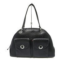 Bulgari Handbag Leather in Black