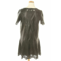 Ba&Sh Kleid aus Leder in Schwarz