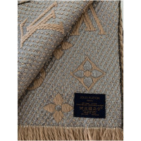 Louis Vuitton Logomania aus Wolle in Beige