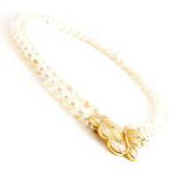 Kenneth Jay Lane Necklace in Cream