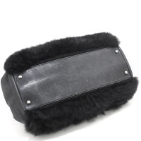 Chanel Handbag Fur in Black